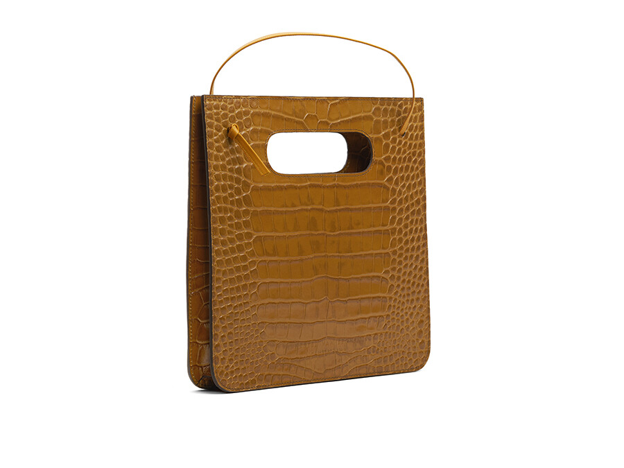 Simply Plus S croco cognac