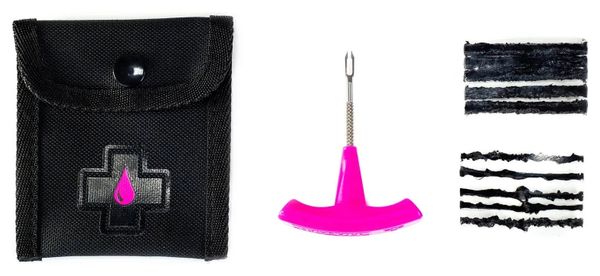 Kit de Mèches de Réparation Tubeless Muc-Off Puncture Plug Outil   10 Mèches