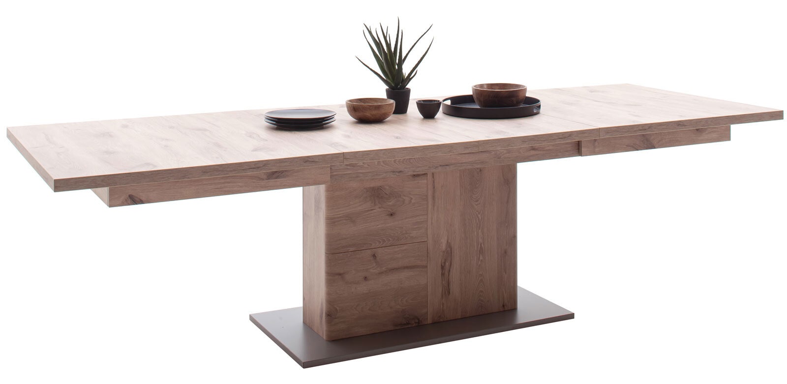 CASAVANTI Esstisch MODENA 180 - 280 x 100 cm Viking Oak