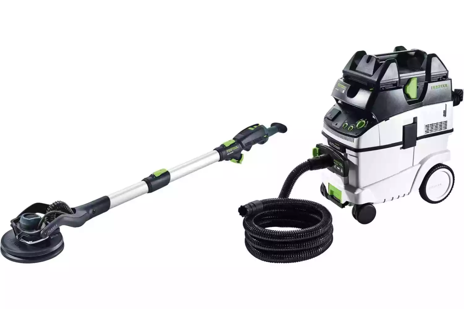 Festool PLANEX LHS 2 225/CTL 36 Wandschuurmachine set incl. bouwstofzuiger - 400W - 1,65m