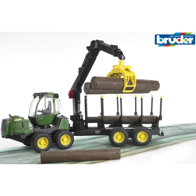 BRUDER 2133 John Deere 1210E Rückezug