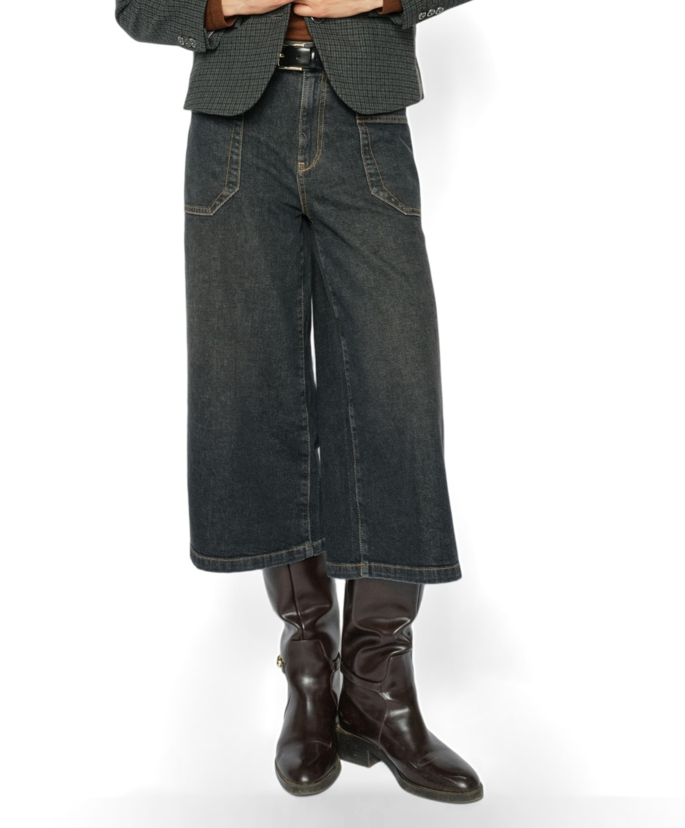 Mos Mosh MMCulotte Juventus dames jeans zwart