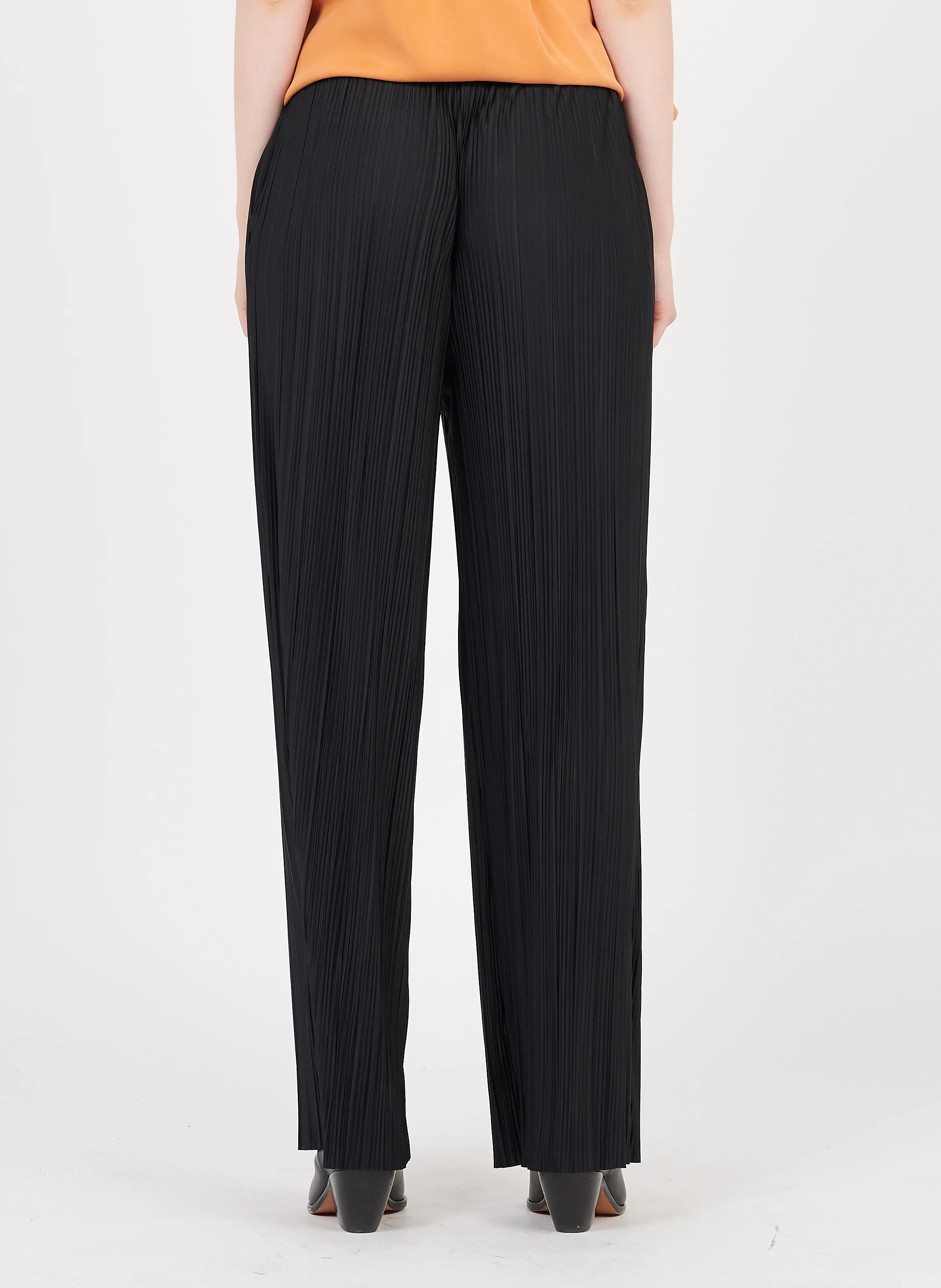 UMA - Pantalon large plissé | Noir