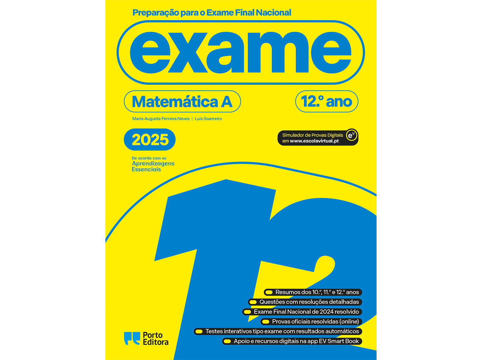 LIVRO PREPARAÇÃO PARA O EXAME FINAL NAC 2025 MATEMÁTICA A 12