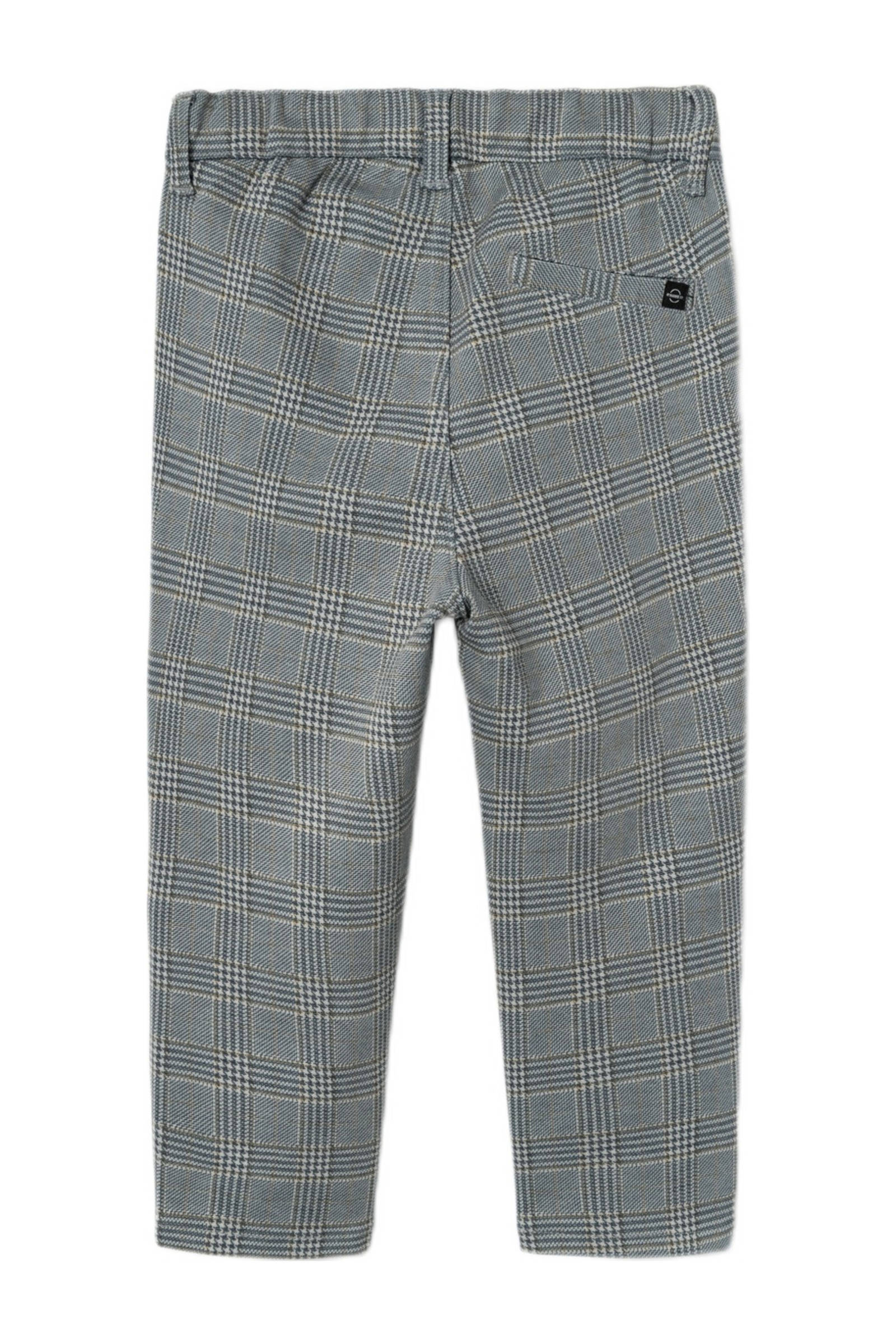 NAME IT baby geruite slim fit broek NKMSILAS