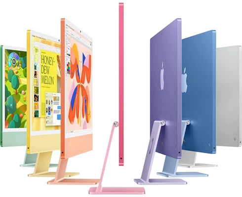 Apple 24-inch iMac - Retina 4,5K display, M4 chip 10-core CPU   10-core GPU, 16GB RAM, 512GB SSD - Blue