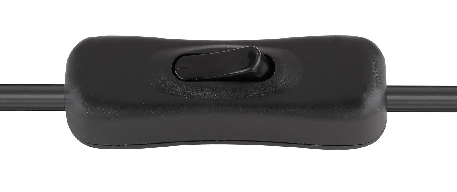 BEMMO Tischlampe schwarz 15431T, D/H: 15 x 35 cm, Metall, Textil, Kunststoff