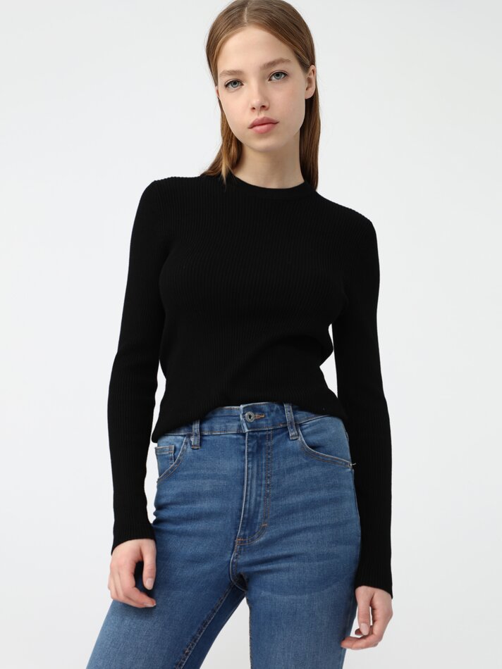 Calça jeans skinny de cintura alta - Ocean