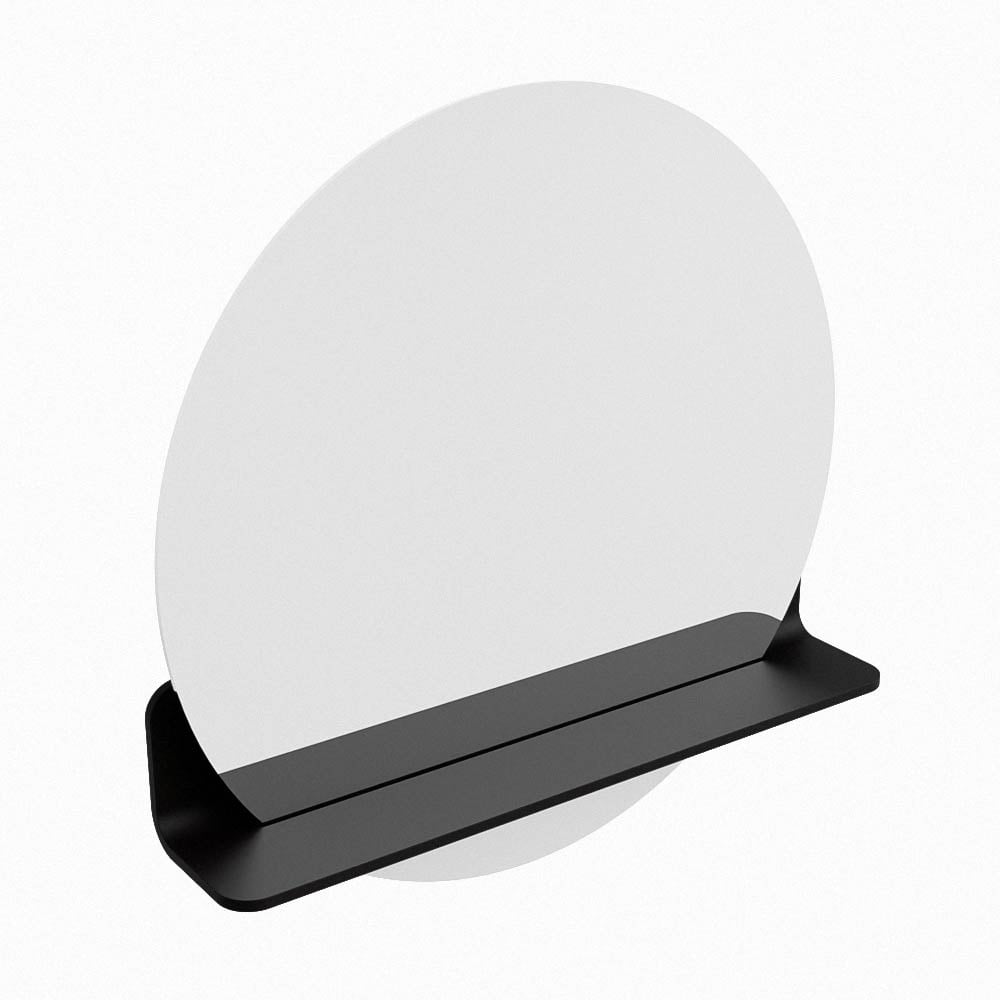 Mondiaz Spot spiegel rond Ø60cm met planchet urban