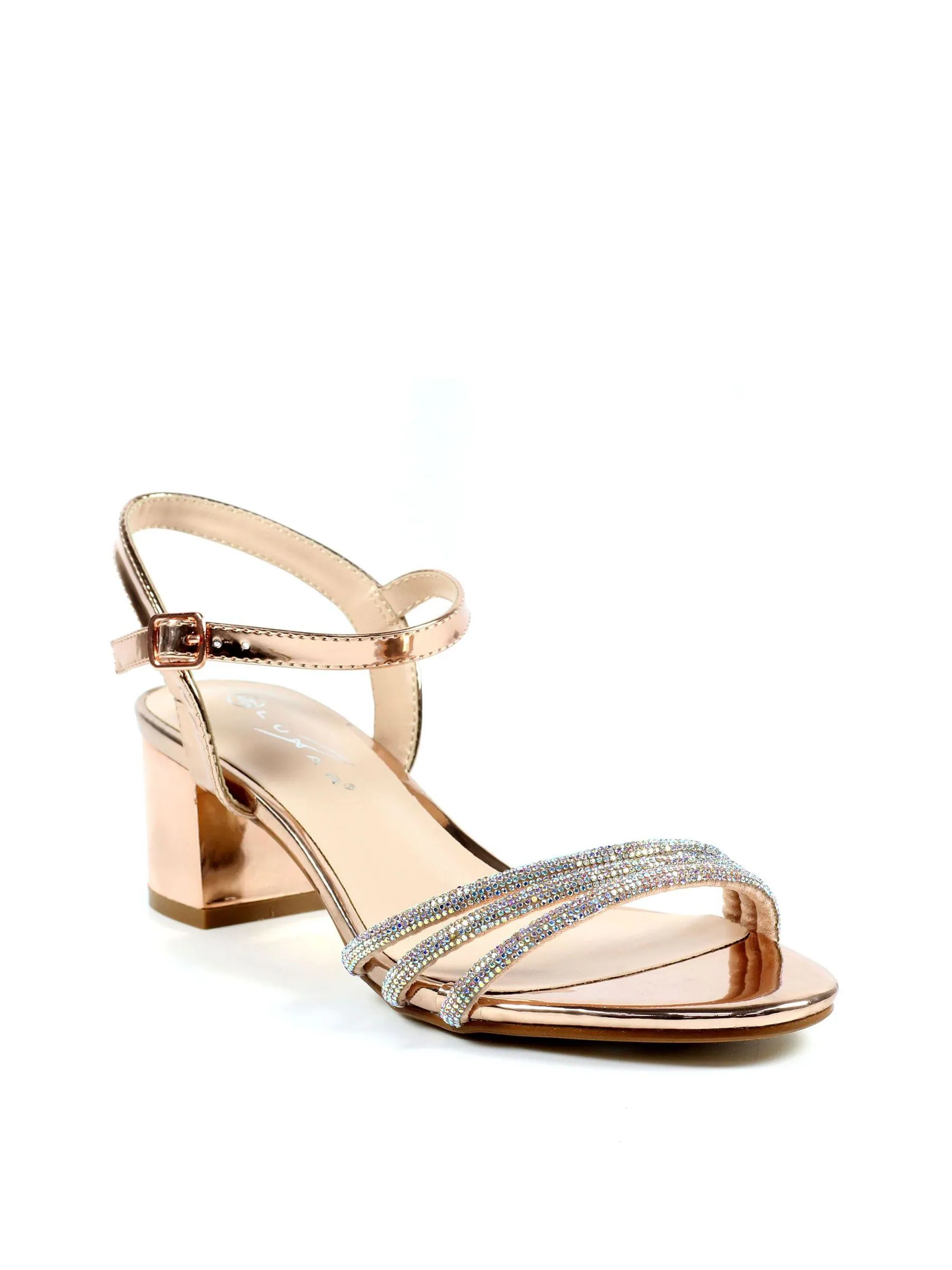 Luna - Amie goudkleurige sandalen
