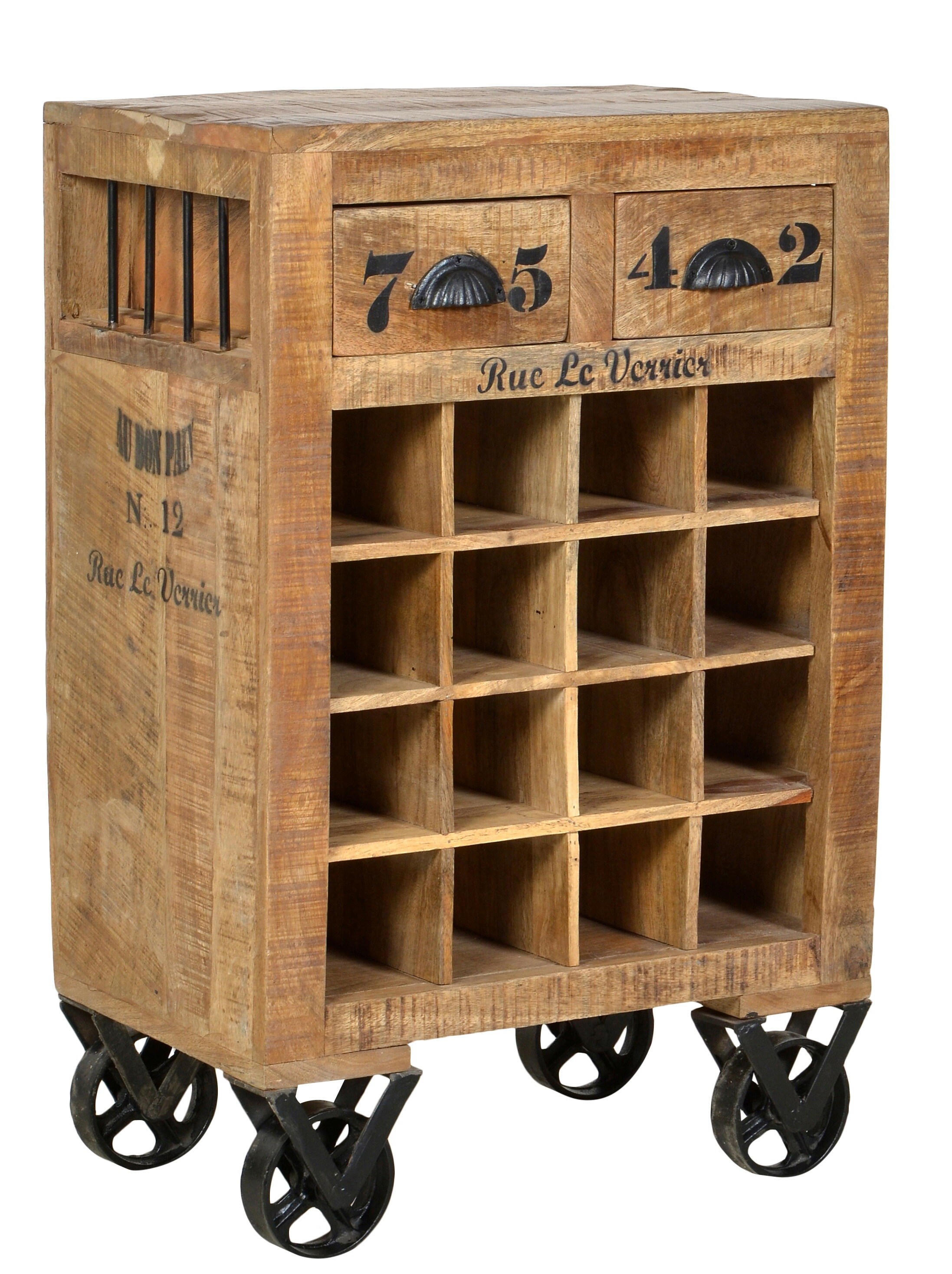 Kommode Weinregal Flaschenregal Weinschrank Flaschenschrank Flaschenständer