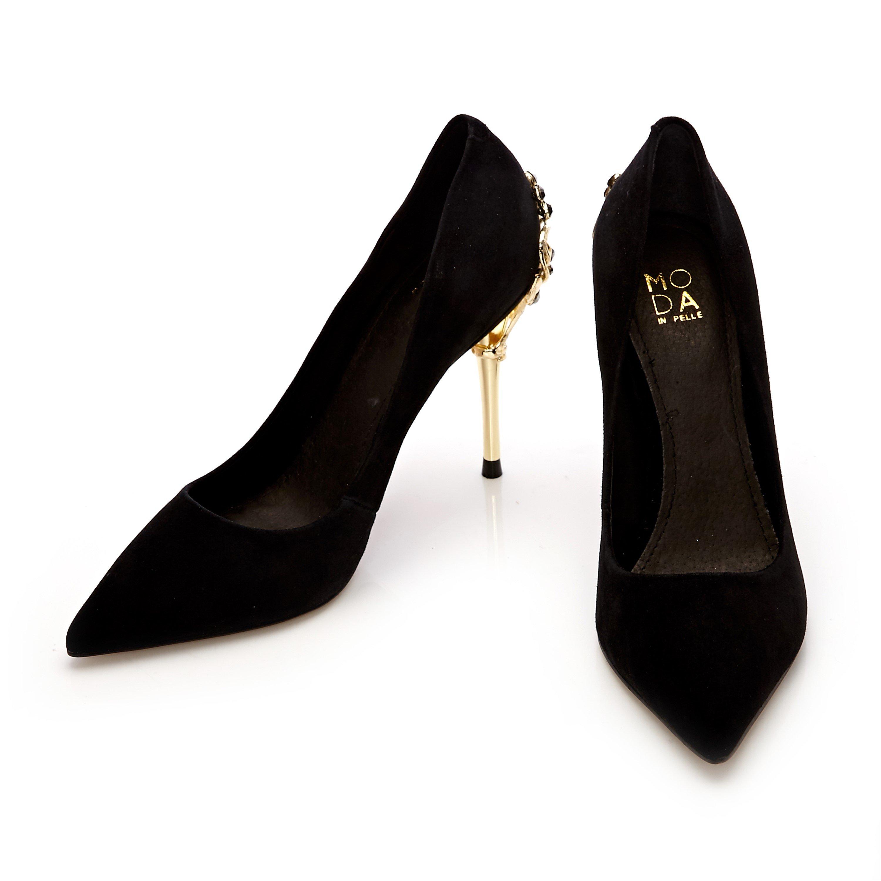 Moda in Pelle Ilari Ivory Leather Pumps