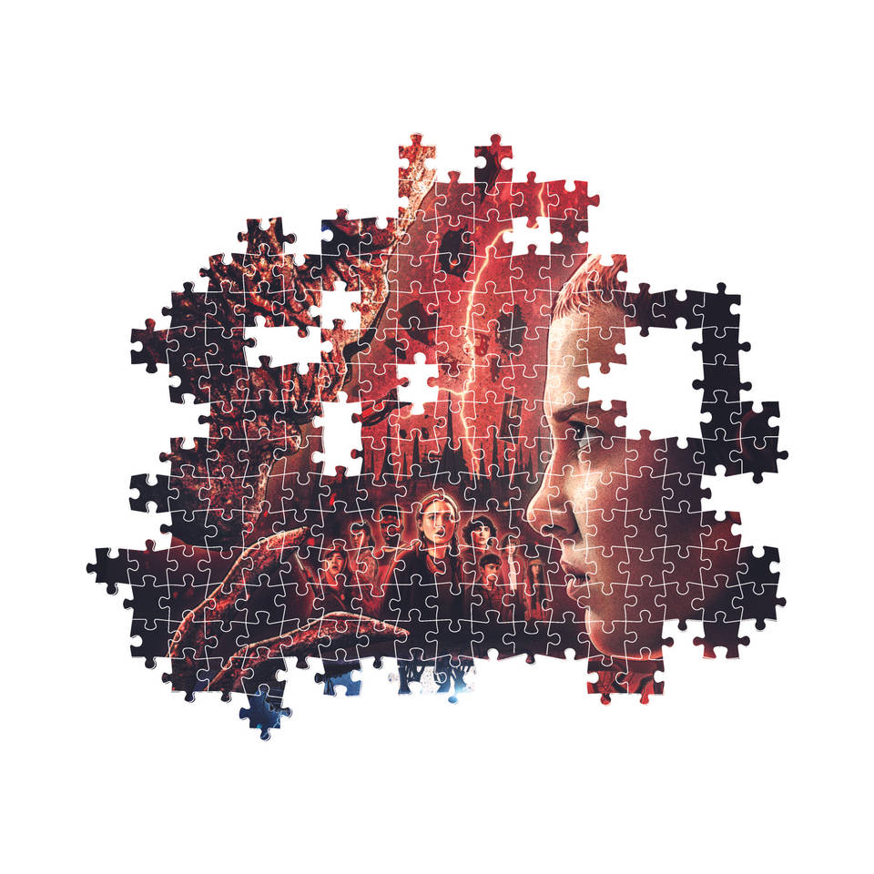 Clementoni puzzel Stranger Things Vecna en Eleven - 1000 stukjes