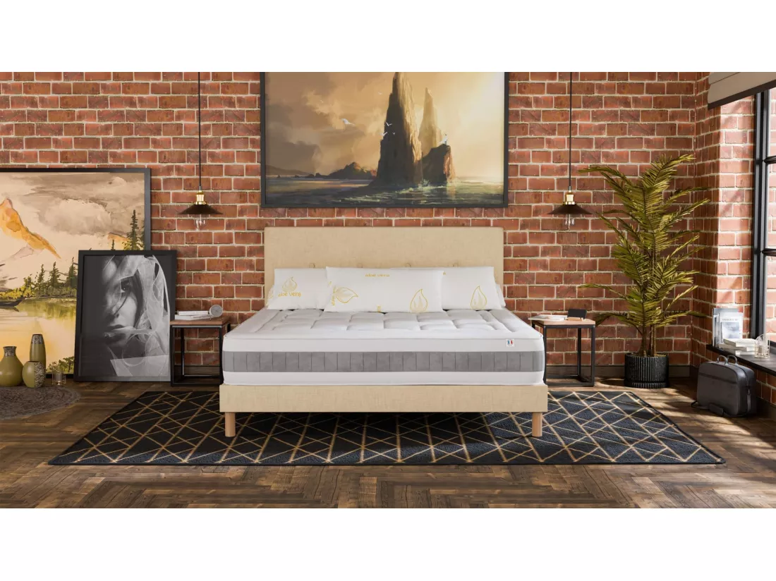 Matelas 140x190 Haven - Mémoire de Forme Haute Qualité - Mal de Dos - Épaisseur 30 - Confortable - Solides - Douce Lune