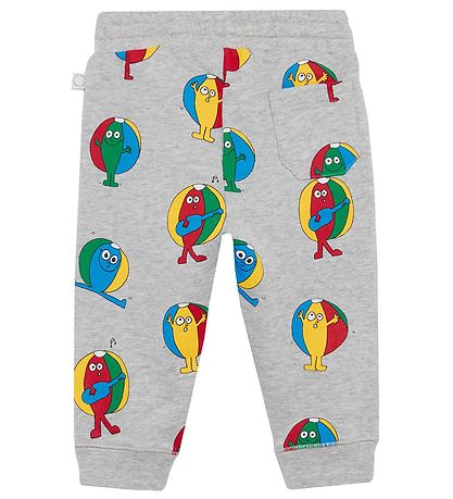 Stella McCartney Kids Sweats?t - Gråmeleret m. Bådebolde