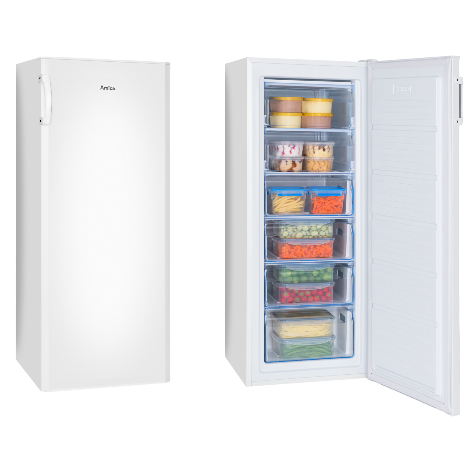 AMICA Gefrierschrank GS 324 100 W - weiß - E