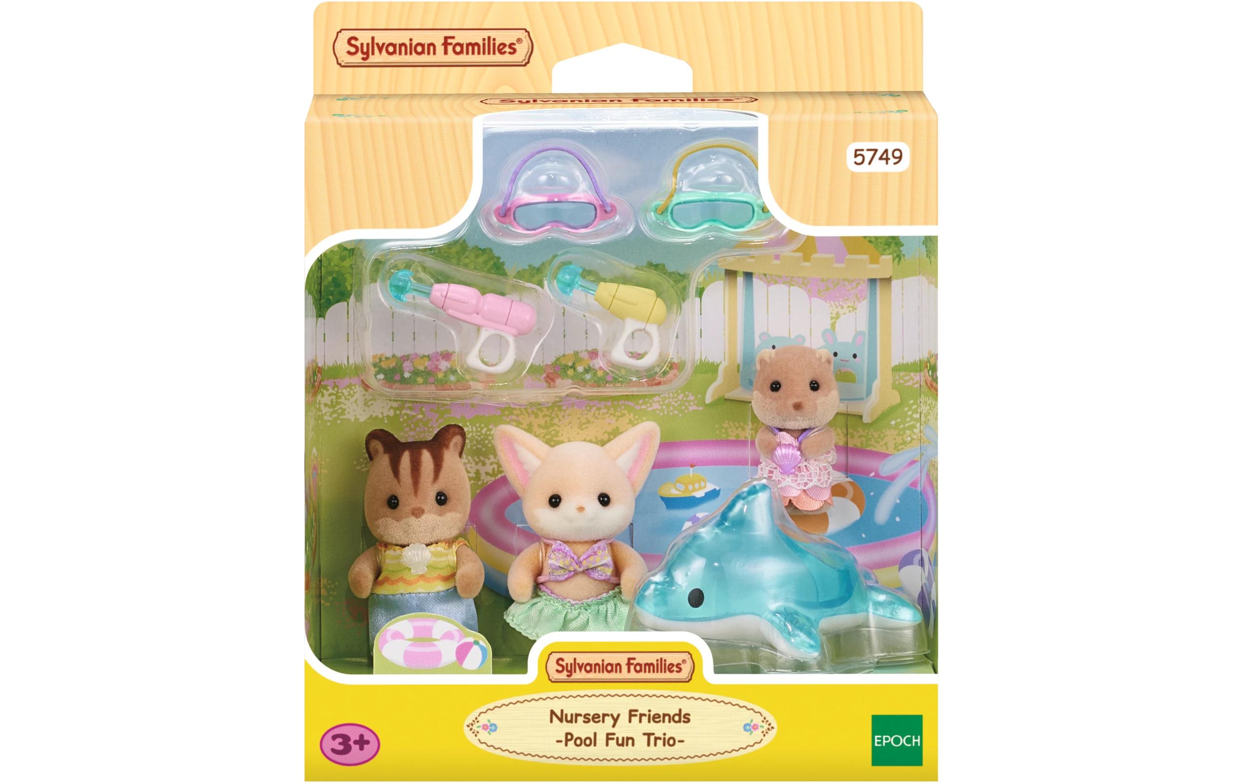 Sylvanian Families Erlebniskindergarten Freunde PoolspassFigurenset