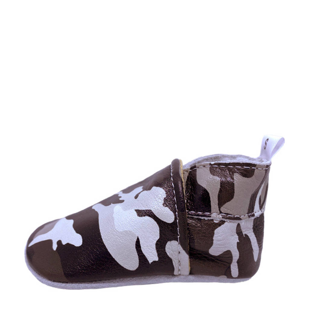 Babysteps leren babyslofjes met camouflageprint