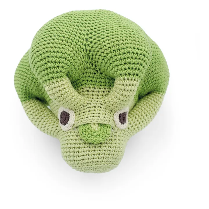 MyuM Boite à musique brocolis en crochet | Vert