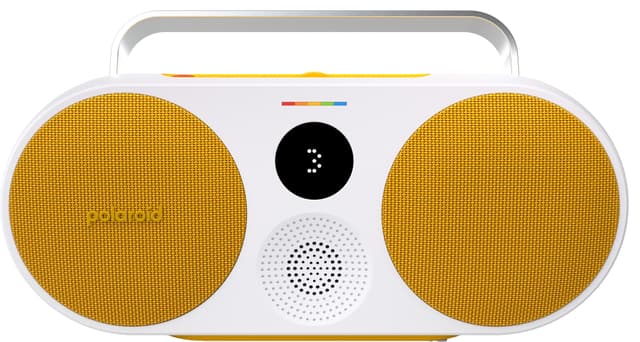 Polaroid Music P3 trådløs, transportabel højttaler (gul/hvid)