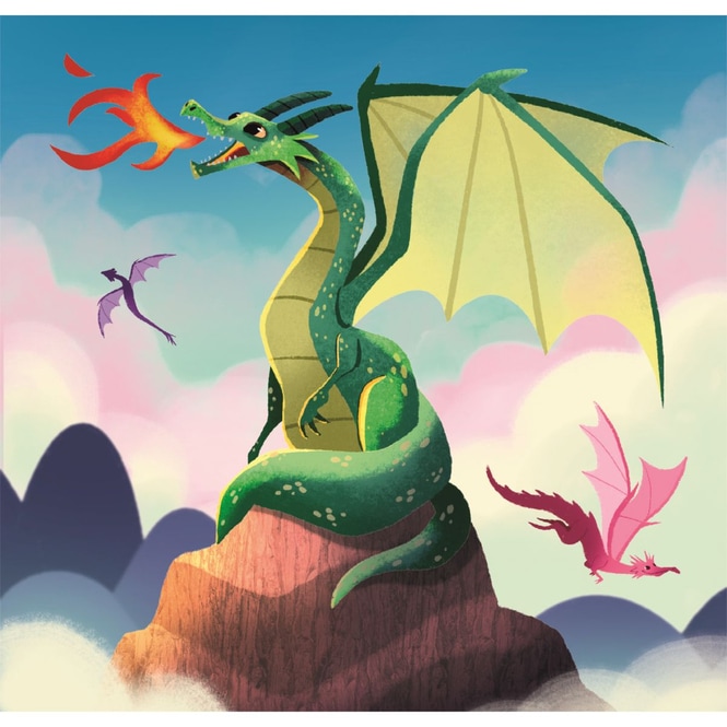 Puzzleset - Fantastic Creatures - 3 x 48 Teile