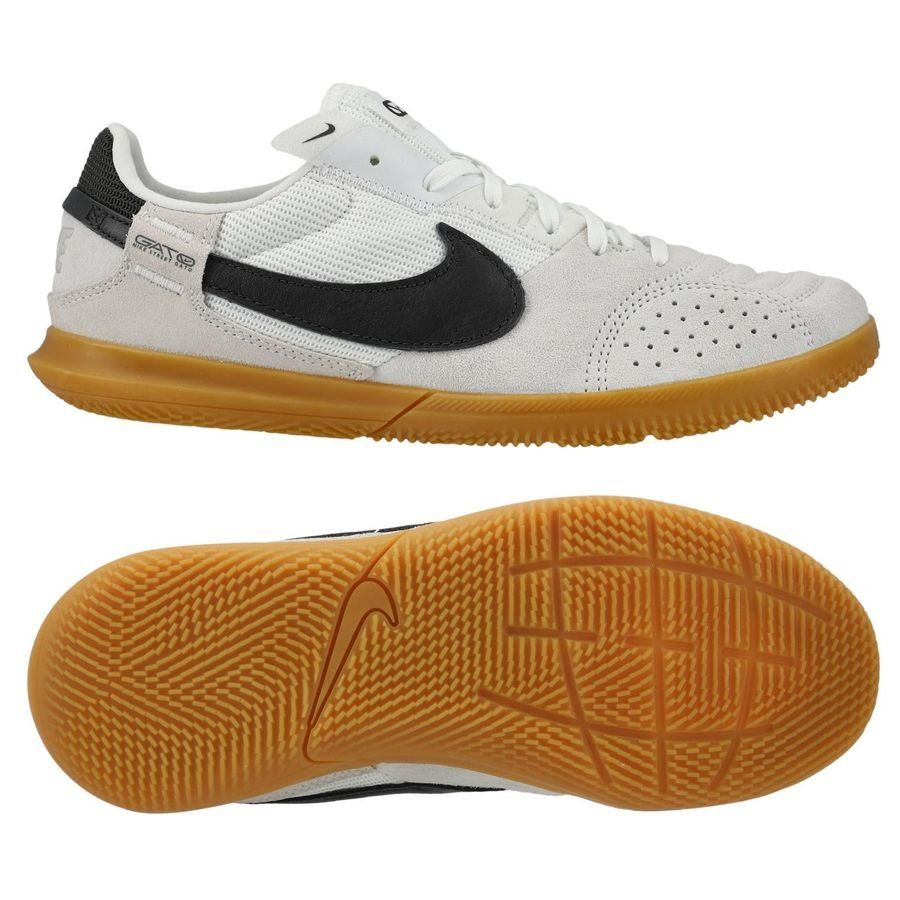 Nike Streetgato IC Small Sided - Blanc/Vert Enfant
