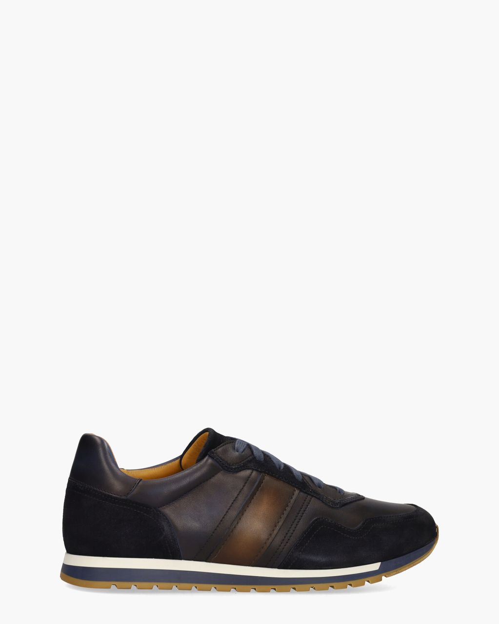 Magnanni 26099 Donkerblauw/Cognac Herensneakers