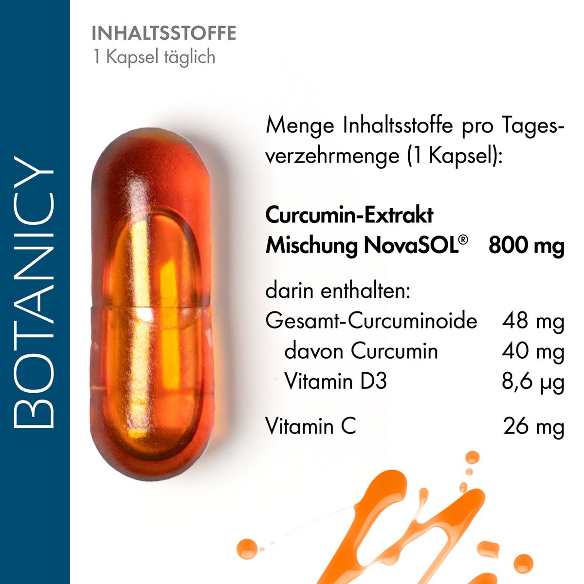 CURCUMA forte mit NovaSol Curcumin
