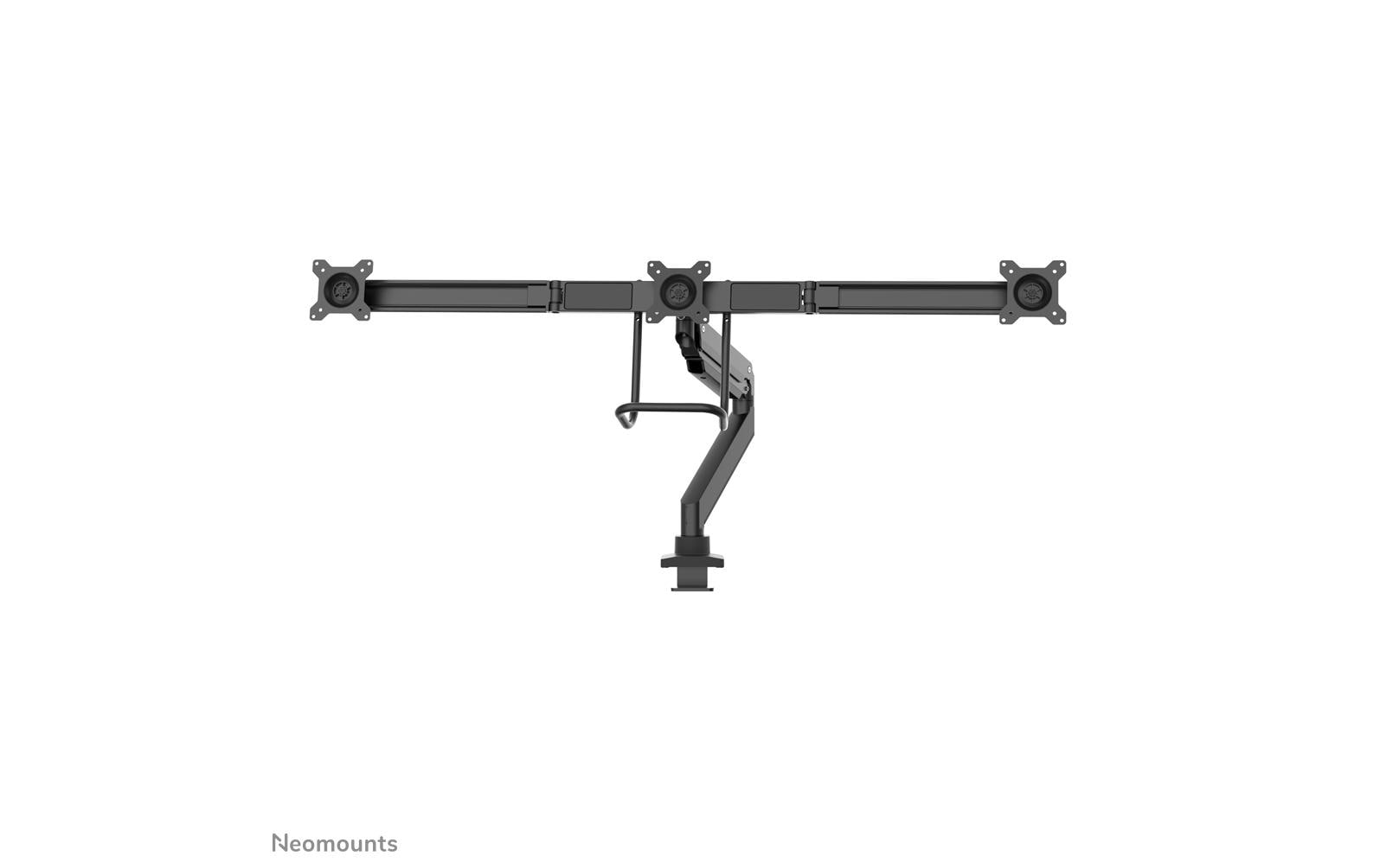 Tischhalterung NM-D775DX3 bis 18 kg – Schwarz<br>Neig-, Schwenk- und Drehbare Halterung für drei Flachbildschirme bis 27