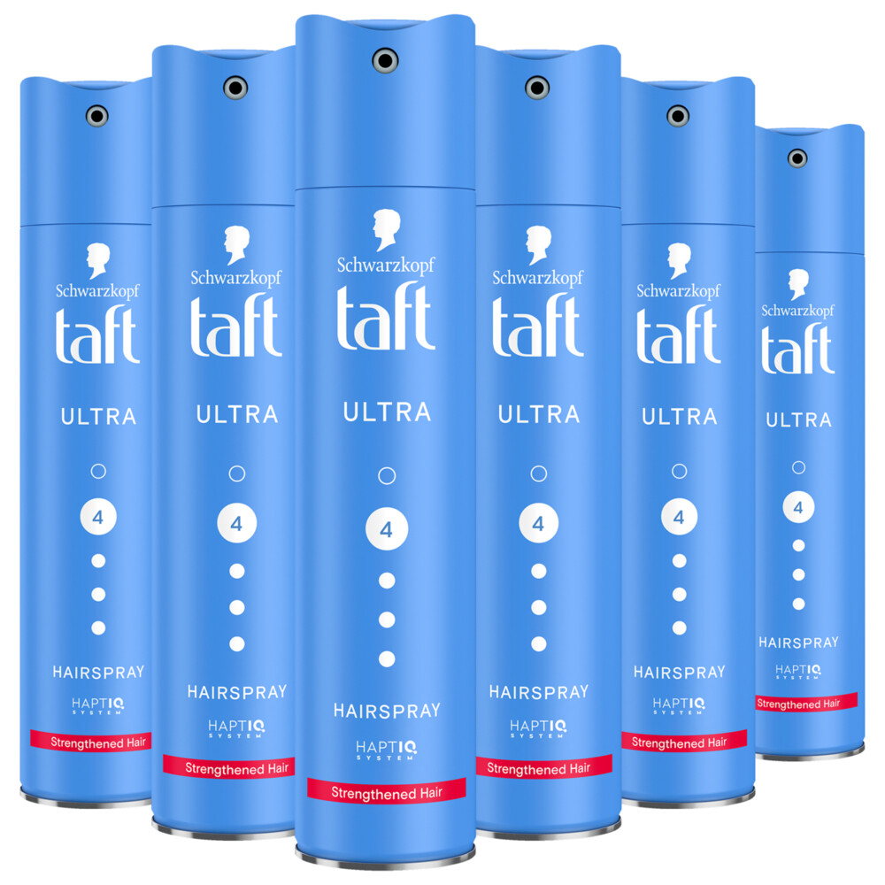 6x Taft Hairspray Ultra Strong250 ml