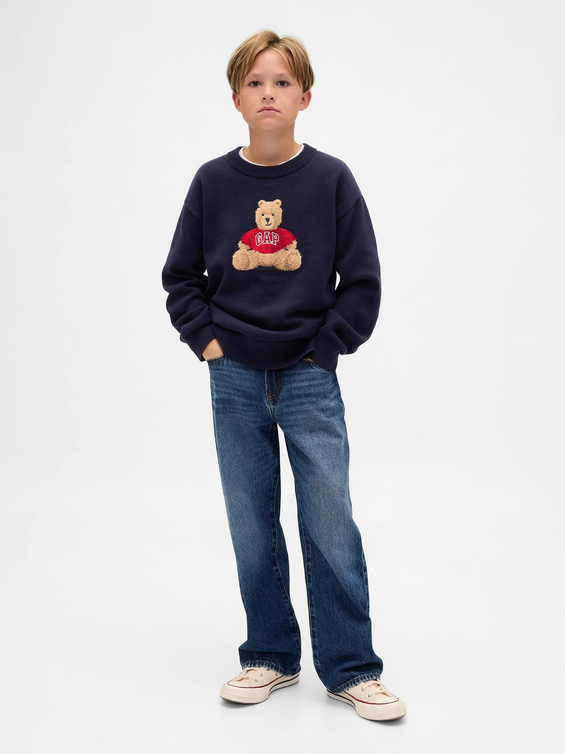 Gap Brannan Bear Relaxed Trui (4-13jr) (4-13jr)