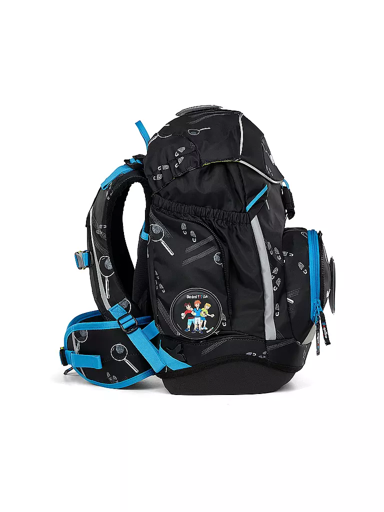 ERGOBAG Schultasche Set 6tlg Pack Drei Fragezeichen schwarz