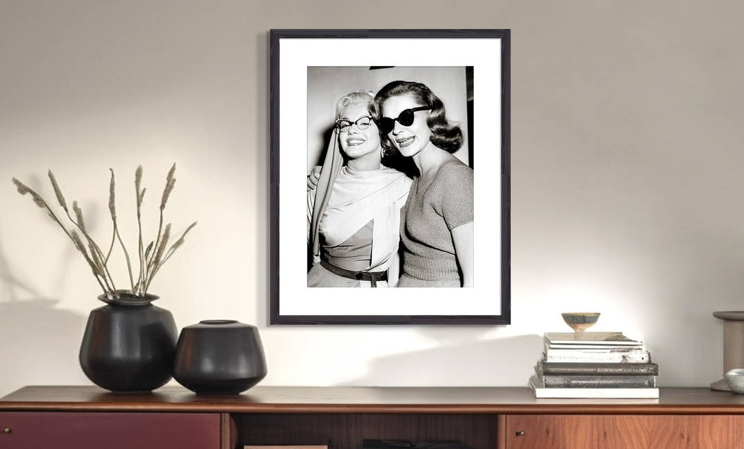 Marilyn Monroe, Lauren Bacall at the time of HOW TO MARRY A MILLIONAIRE by Classic Collection II - Darlings - Small Limited Edition. 30x40.