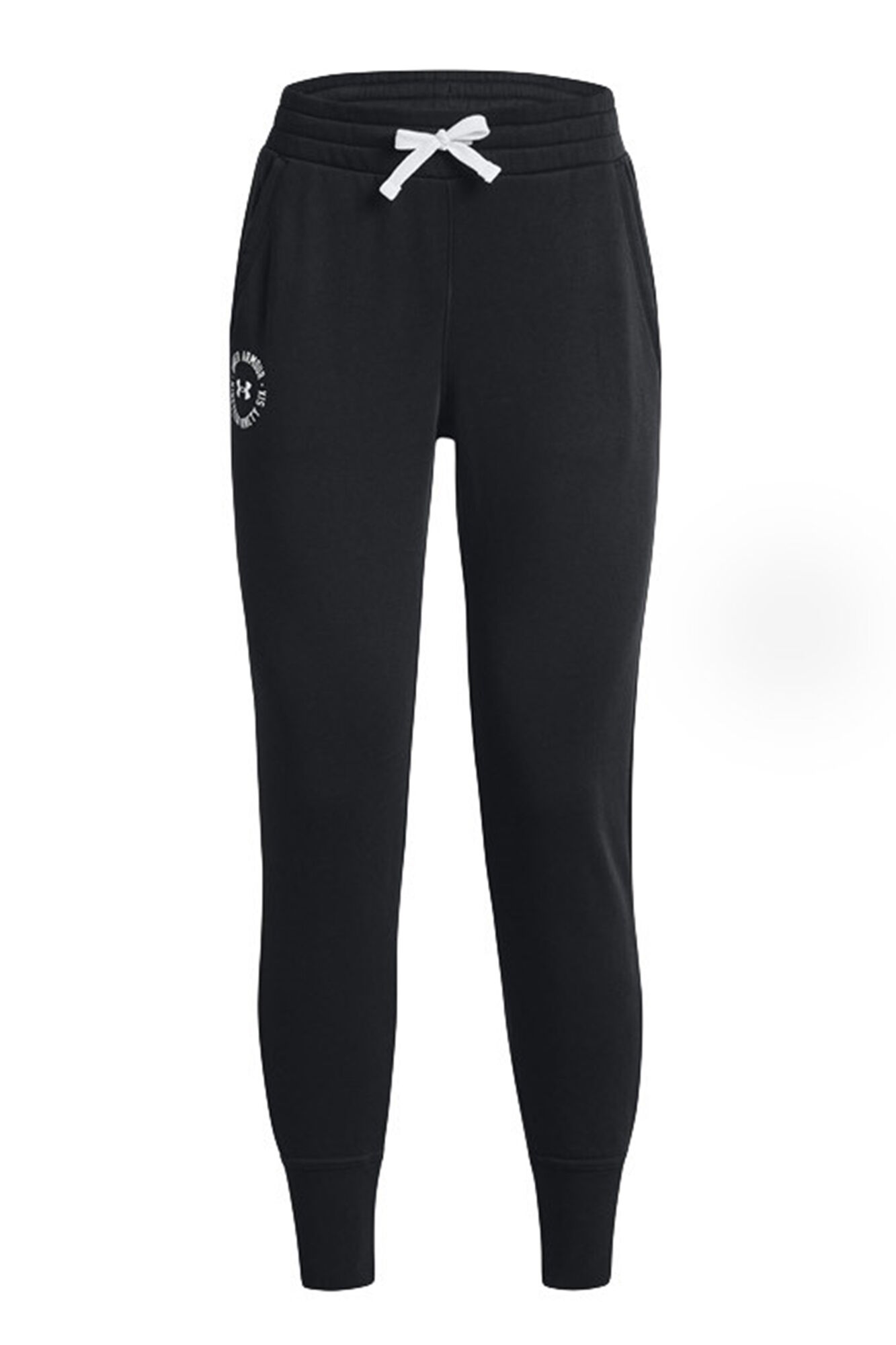 Calça de moletom Rival Fleece Crest - preta