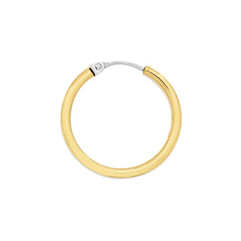 Créoles lisses Femme - Or 18 Carats - Diamètre 20mm