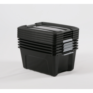 Iris Topbox opbergbox 15 liter zwart