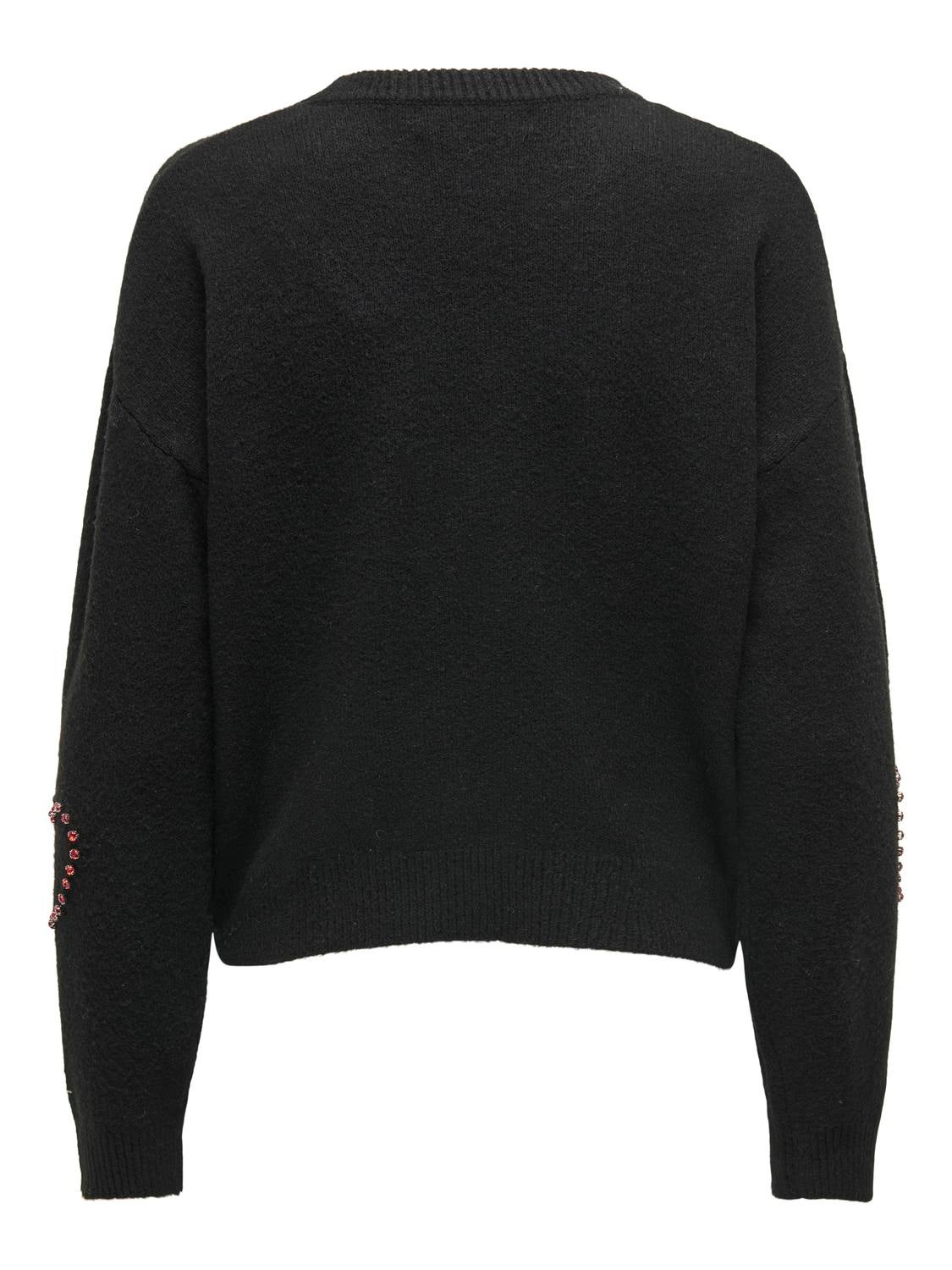 ONLDAISY Strickpullover Black