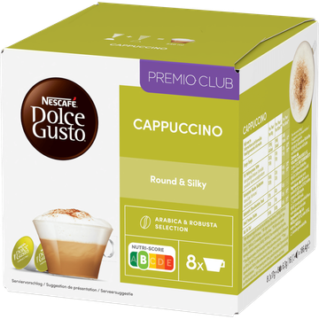 NESCAFÉ Dolce Gusto, Kofiecapsules Cappuccino, 16 cups, 186,4 gr