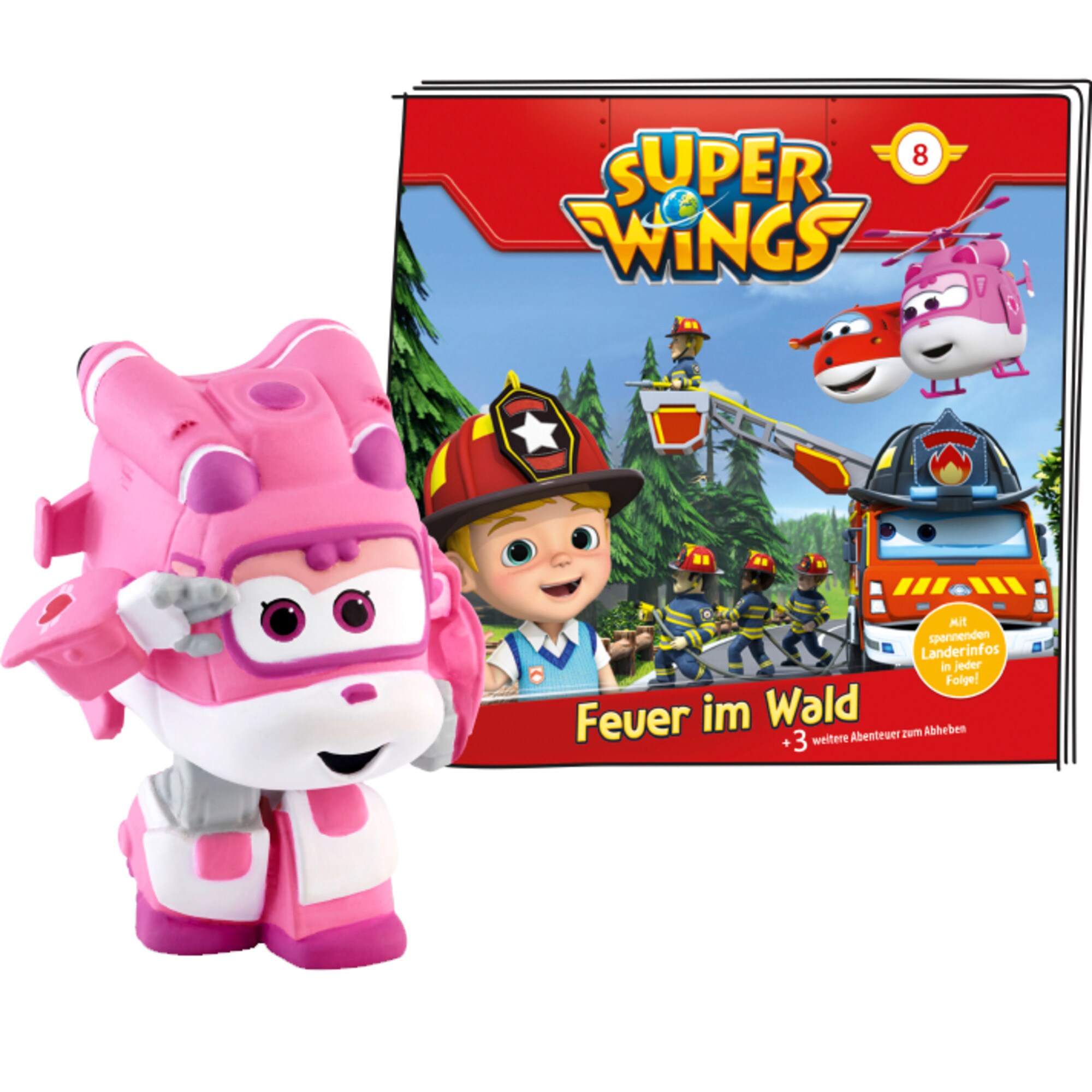 Tonies Spielfigur Super Wings - Feuer im Wald & 3 weitere Abenteuer