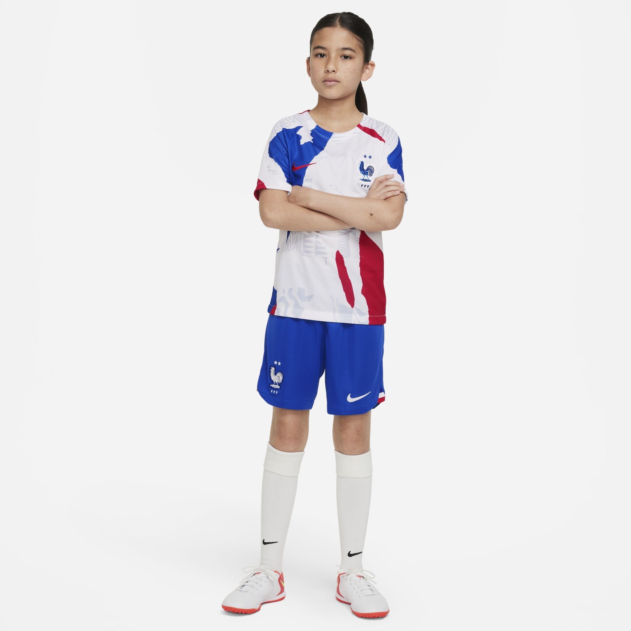 Nike France Away Shorts 2022 Juniors