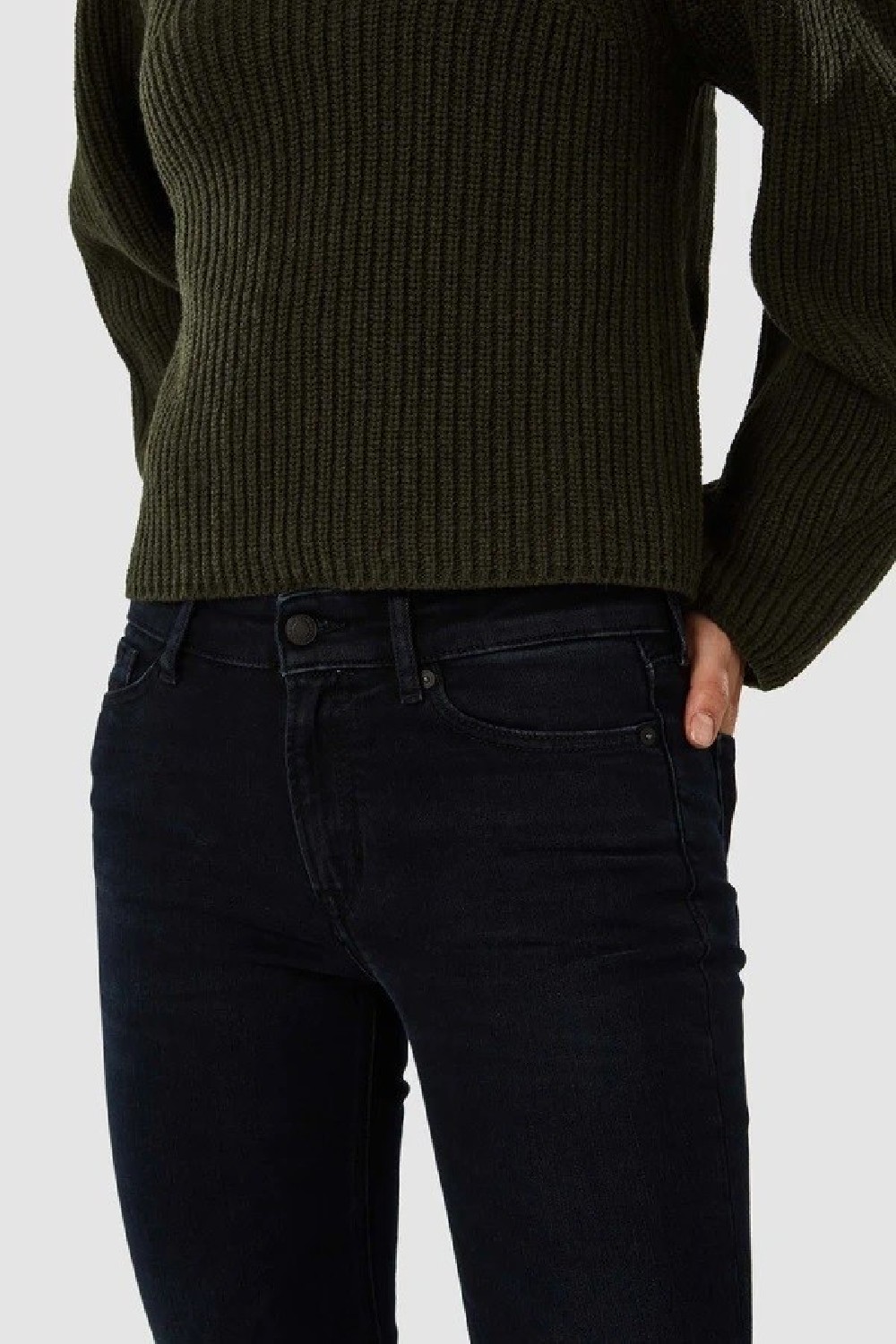 Kings Of Indigo Jeans Juno Medium Blue Black Worn