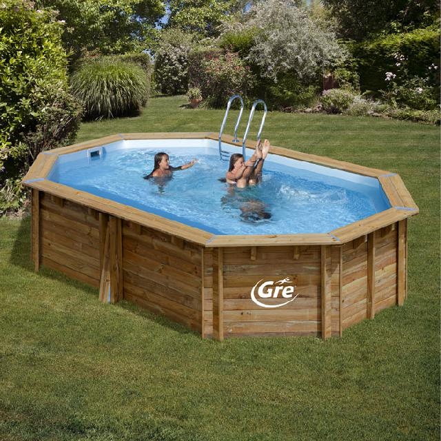 Gre Zwembad Normandie Set Grenen Ovaal 436