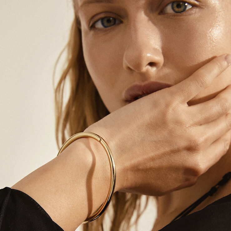 Pilgrim SOPHIA recycled bangle bracelet gold-plated Guld