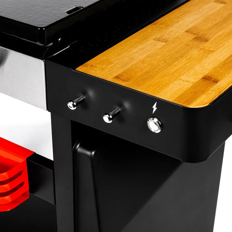 Somagic Plancha - Zwart - 112.5 x 47.5 x 88.5cm