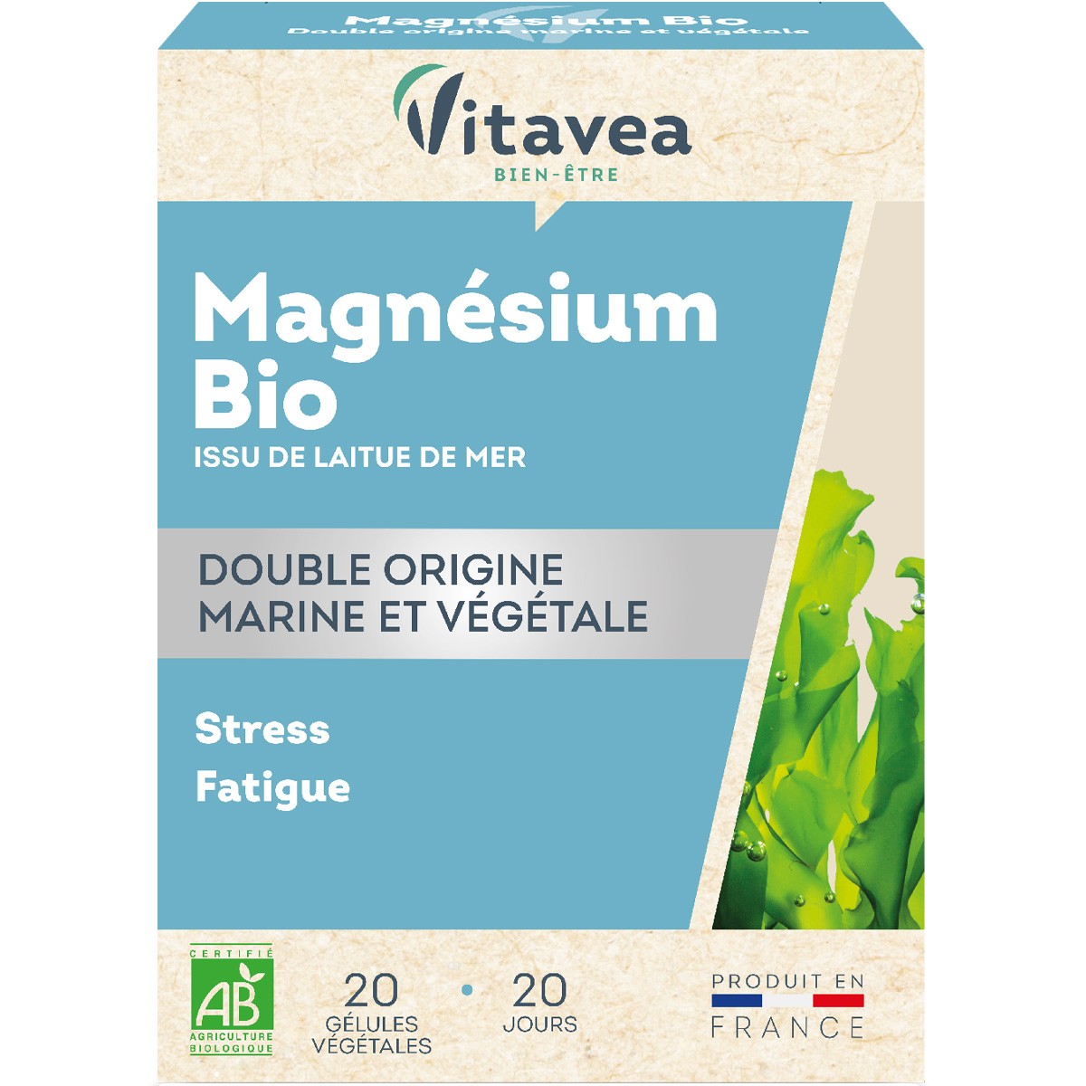 Cures anti-stress & fatigue - Magnésium bio - 2 mois
