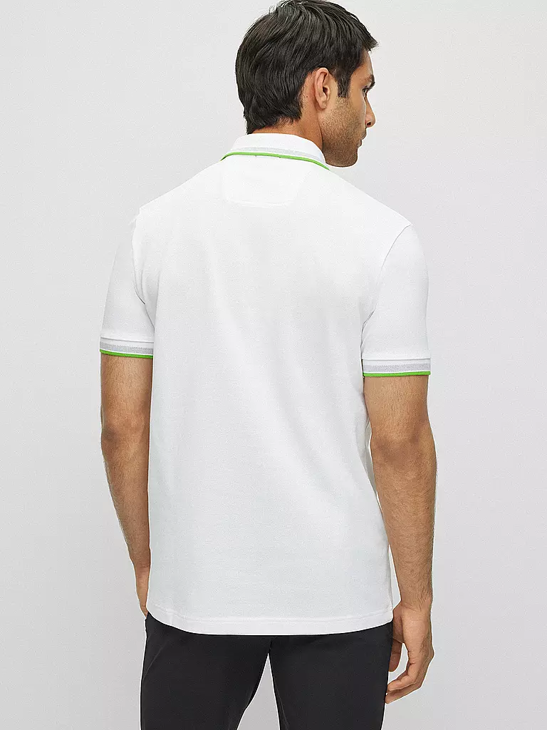 BOSS Poloshirt Regular Fit PADDY weiss