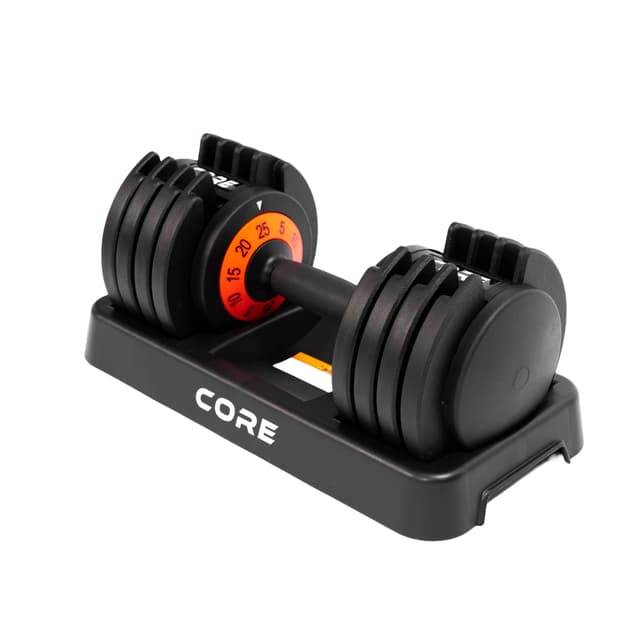 Core justerbar håndvægt 25 kg
