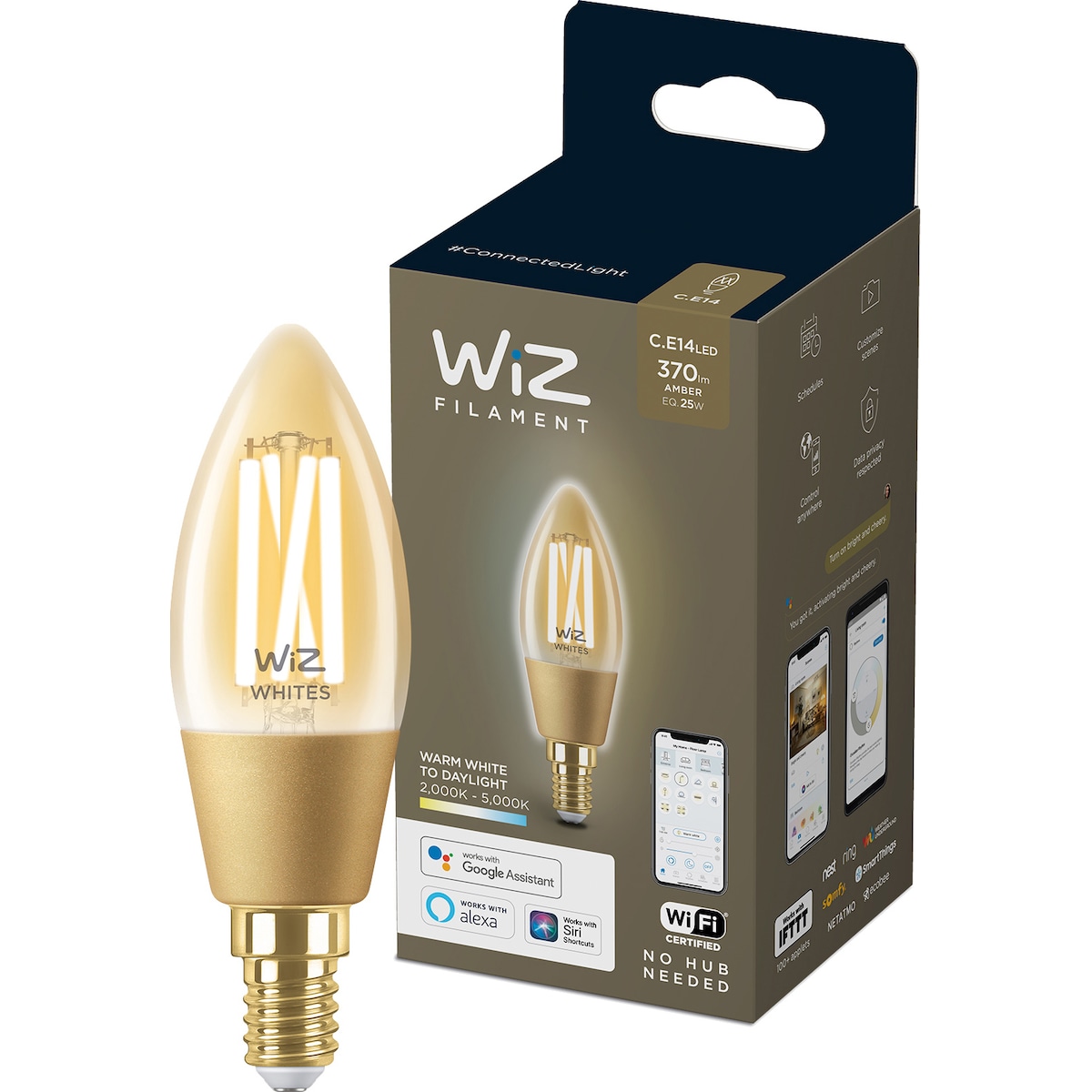 Wiz Light Mignon LED-pære 5W E14 871869978725700