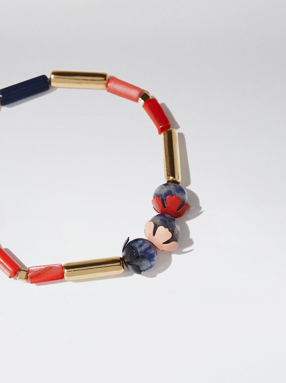 Pulseira com Pedra Semipreciosa - Multicolorida