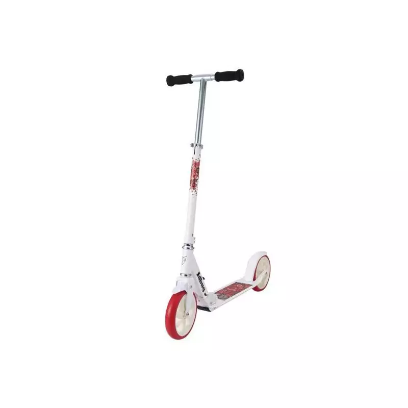 Trottinette JD BUG deluxe 8´´ blanc rouge